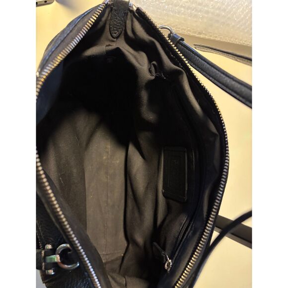 Coach Prairie Satchel in Black Pebbled Leather - Picture 10 of 12